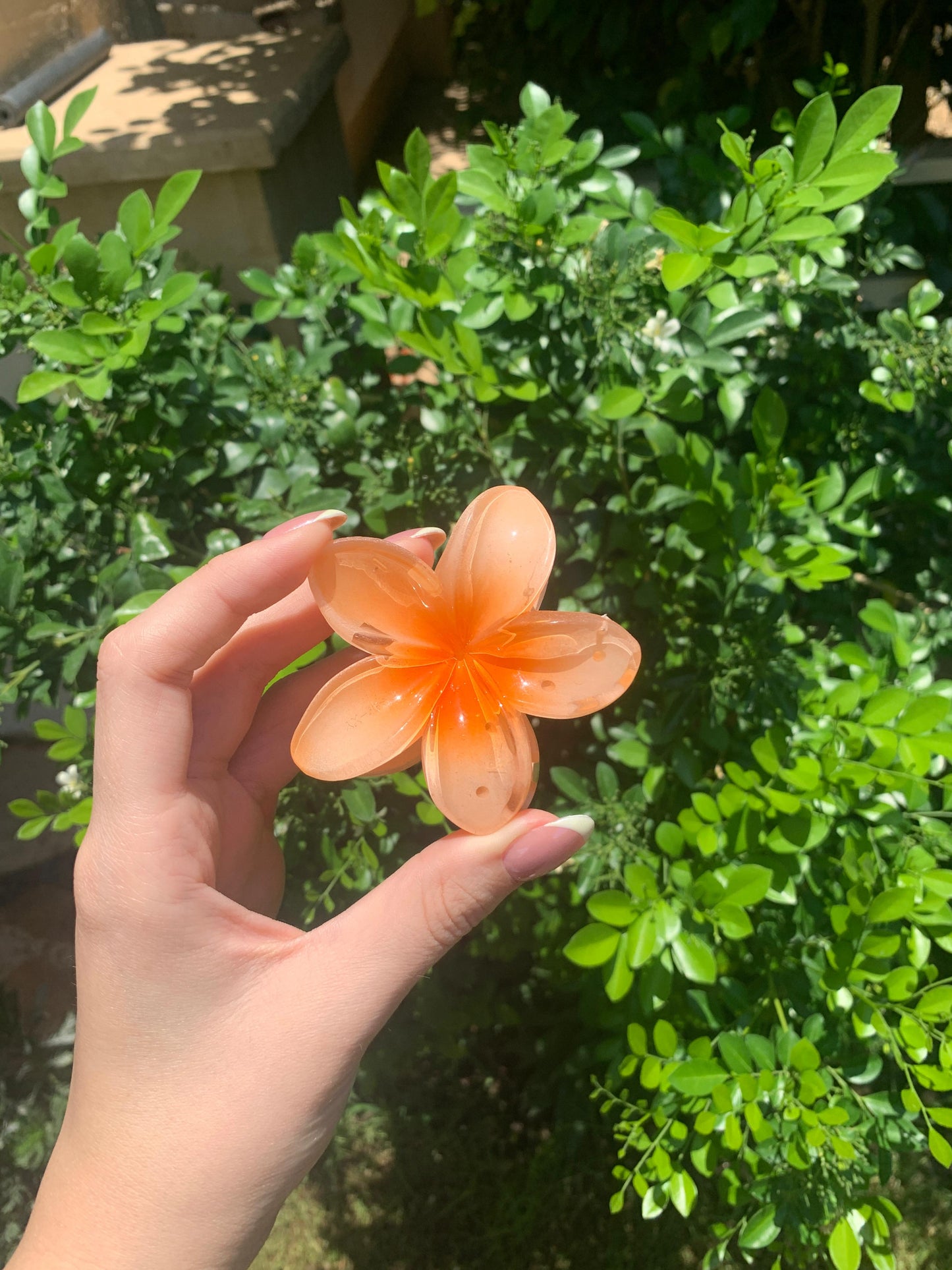 Hair Clips | 1pc Flower Shaped Large Plastic Hair Clips