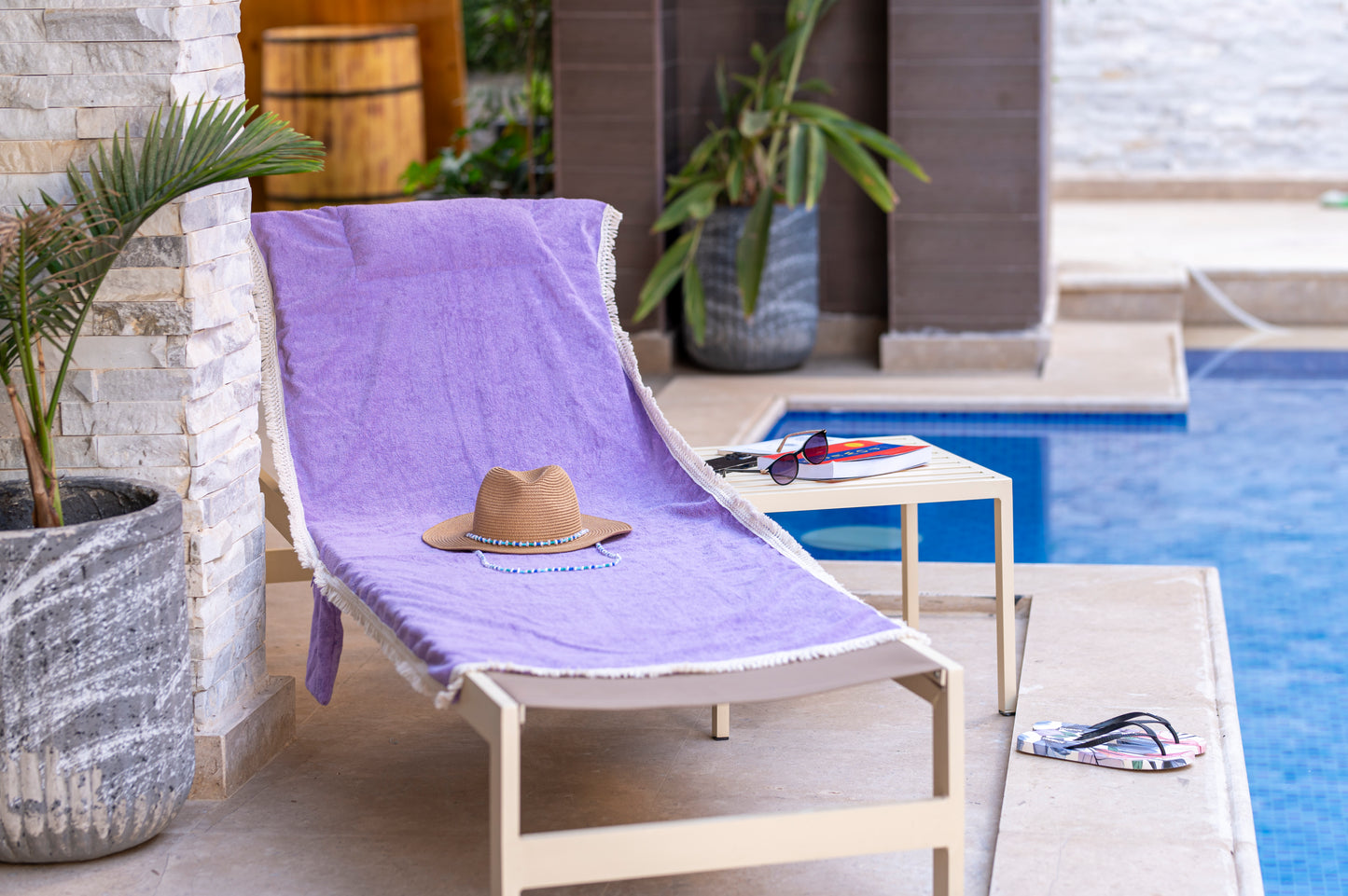 Beach Towel | Mist Shell