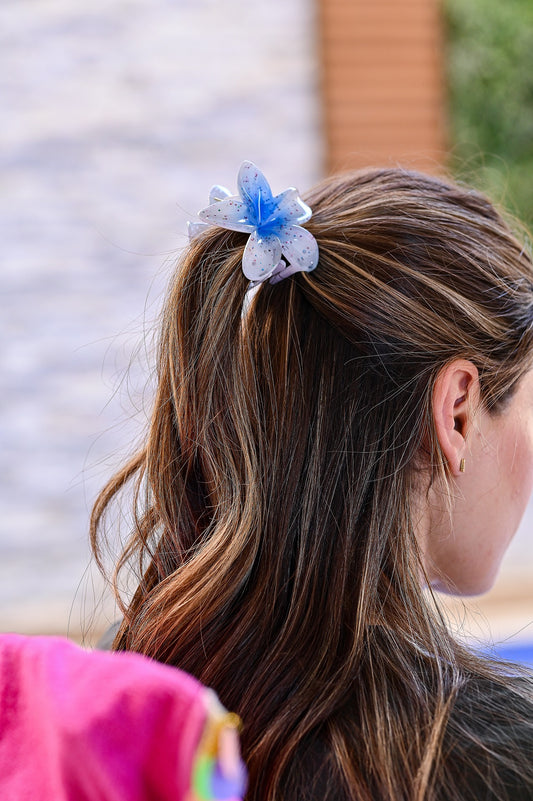 Hair Clips | 1pc Flower Shaped Large Plastic Hair Clips