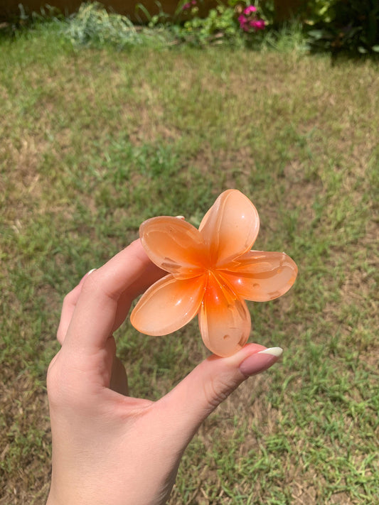 Hair Clips | 1pc Flower Shaped Large Plastic Hair Clips