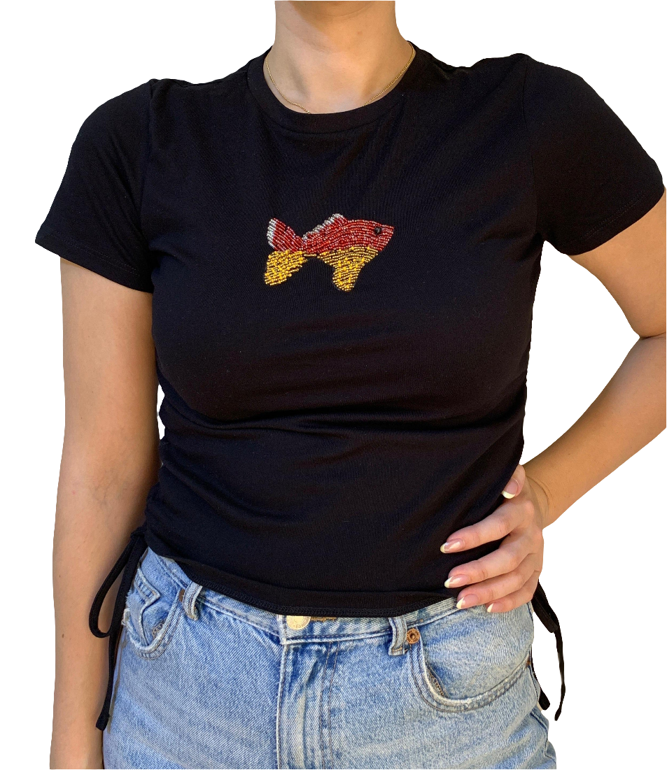 Tops | Fish Beaded Top